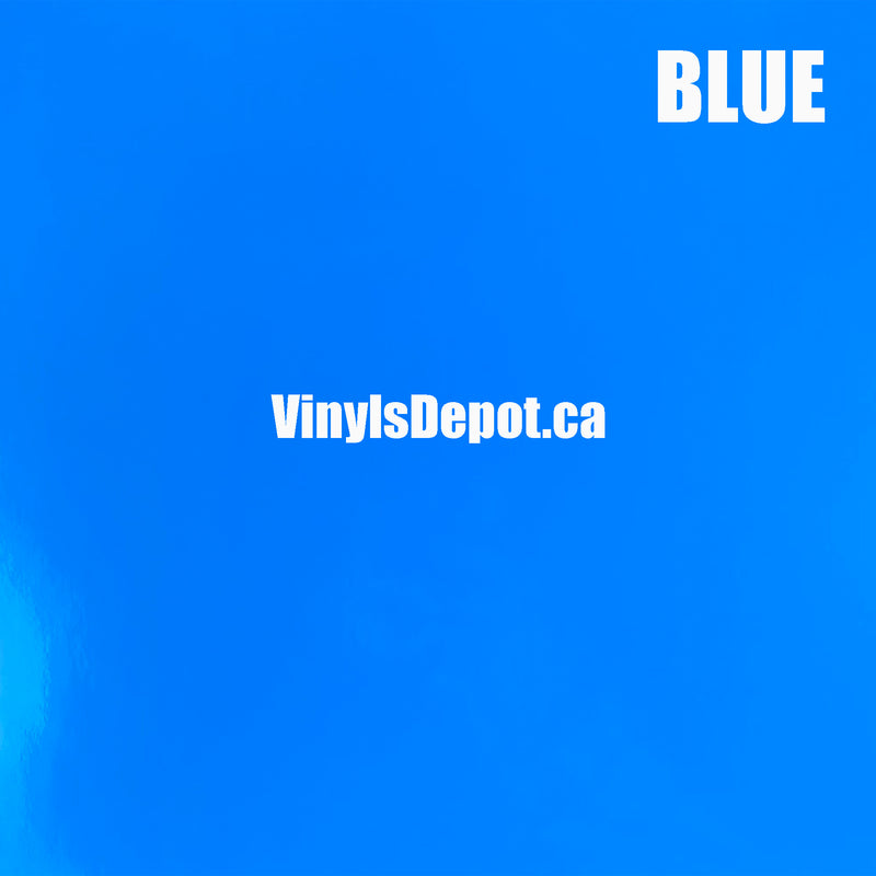 Blue Adhesive Vinyl sheet 12" X 12"