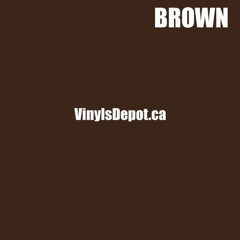 Brown Adhesive Vinyl sheet 12" X 12"