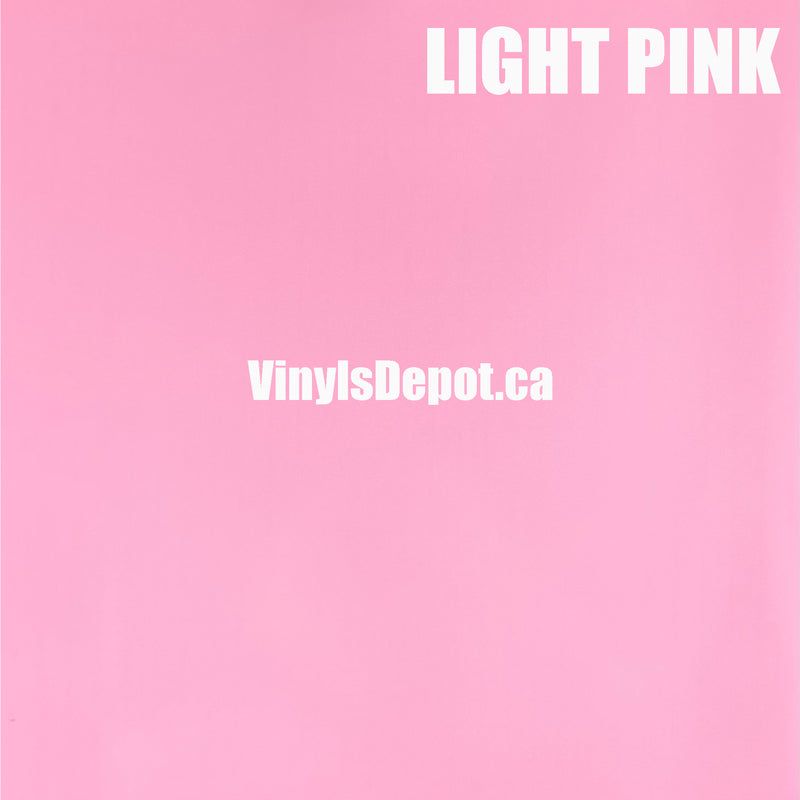 Light Pink Adhesive Vinyl sheet 12" X 12"